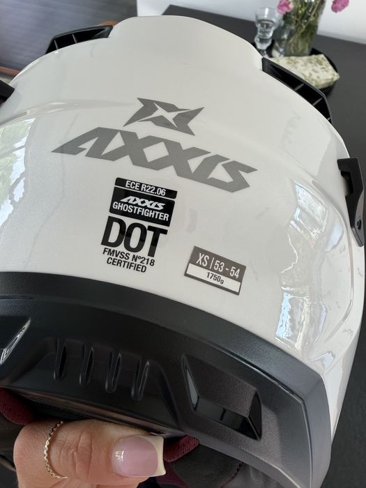 Kask motocyklowy AXXIS Ghostfighter rozmiar XS (53–54 cm)
