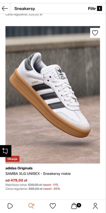 Adidas Samba skora nat jak nowe 38 i 2/3