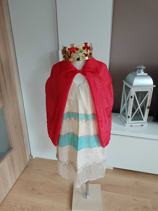 Strój karnawałowy KRÓL KRÓLA kostium jasełka 134/140 (25)