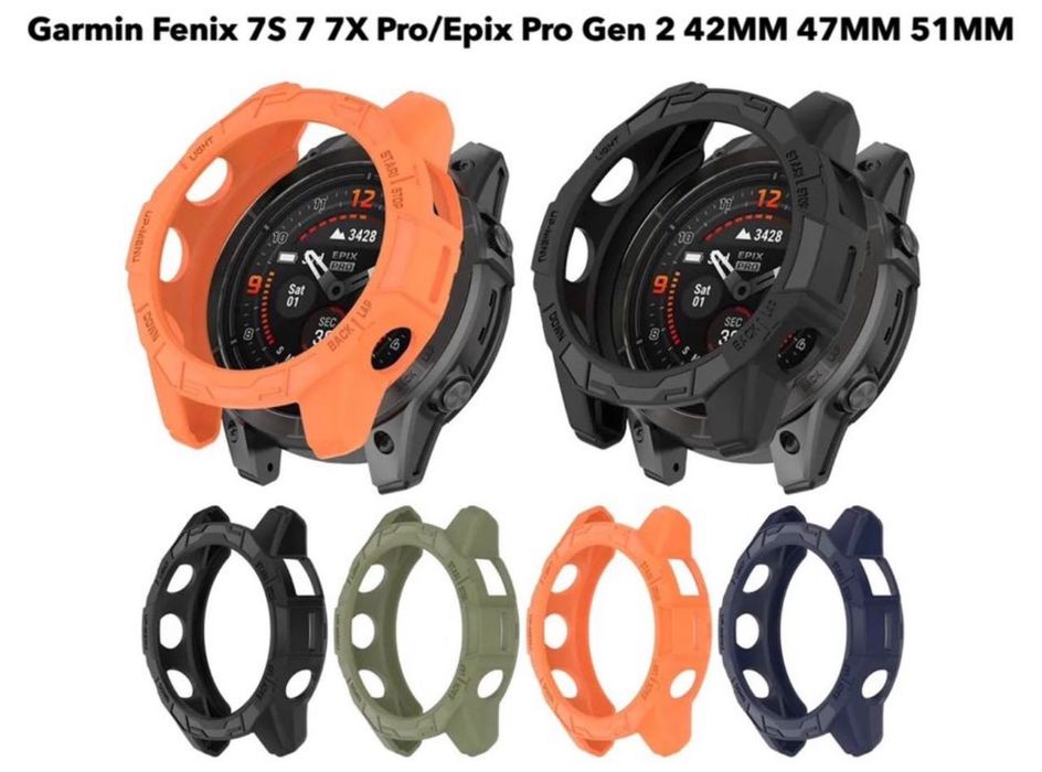 Чохли на годинник Garmin Fenix Tactix Instinct Forerunner Enduro Epix