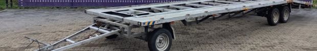 Porta carros para 2 carros grande dimensão com  3 eixos 1 direcional  3.5 t