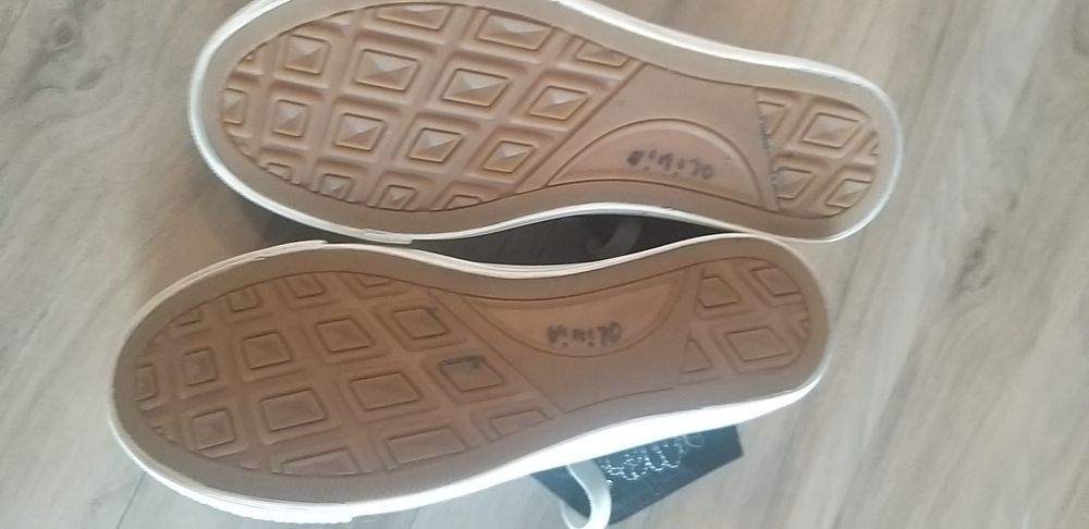 Trampki biało czarne rozm 37