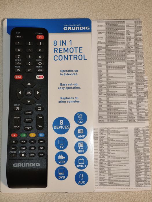 Uniwersalny pilot GRUNDING