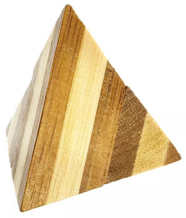 Łamigłówka 3D Bamboo Pyramid Poziom 1/4. Nowy Produkt