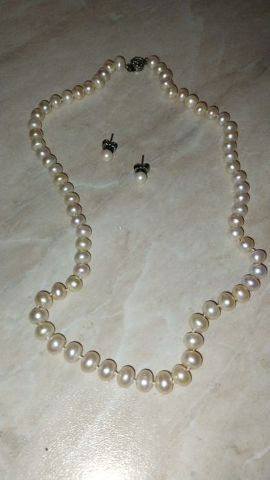 Ожерелье из жемчуга+ серьги