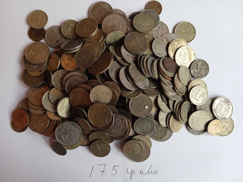 лот монет  много 1-2-5-10-50 коп