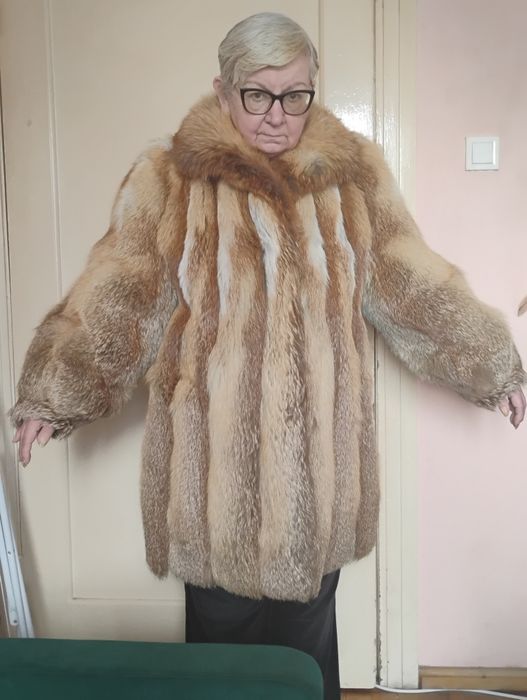 Efektowne futro z lisów