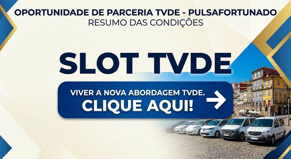 TVDE Slot - Uber / Bolt (Full-Time / Part-Time)