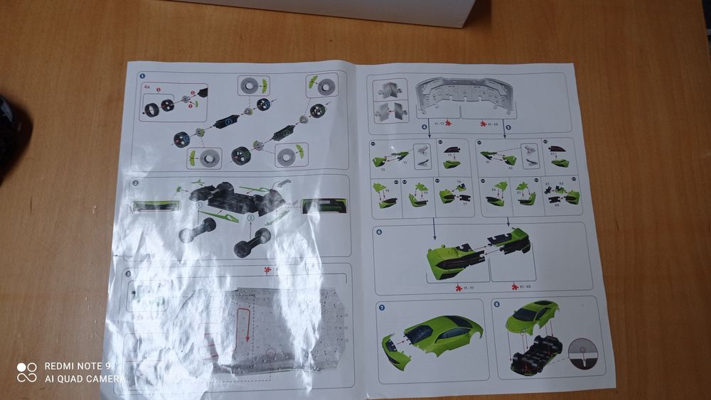 Puzzle 3D Lamborghini Huracán Evo- Verde