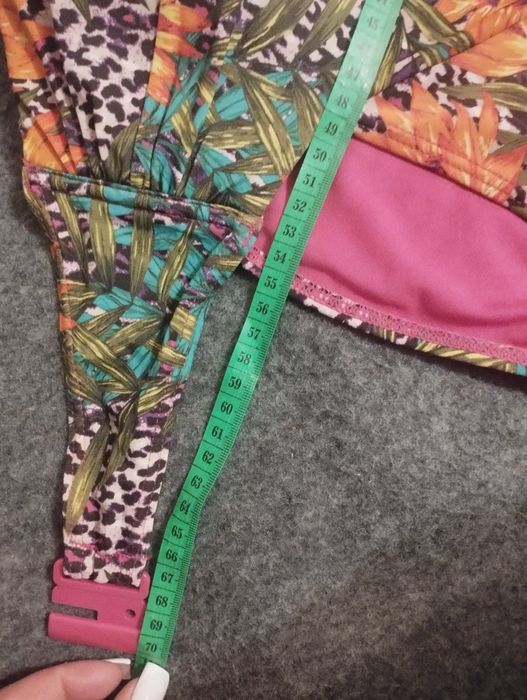 Суперовый раздельный купальник монокини  в орнамент Ocean Clu