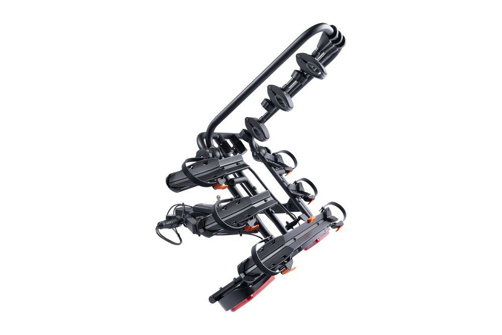 Bagażnik rowerowy platforma na hak Aguri Active Bike PRO 3 Black uchylany na 3 rowery 13PIN