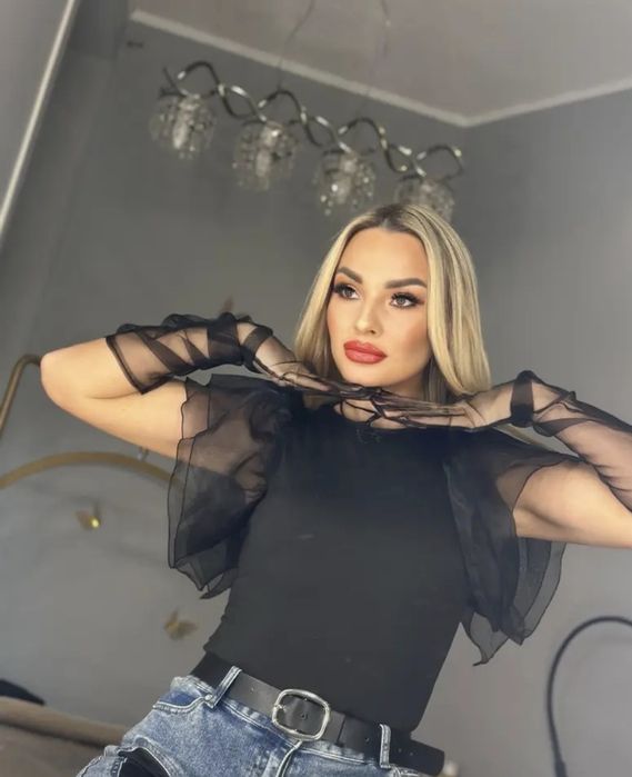 Довгі жіночі сітчасті рукавички