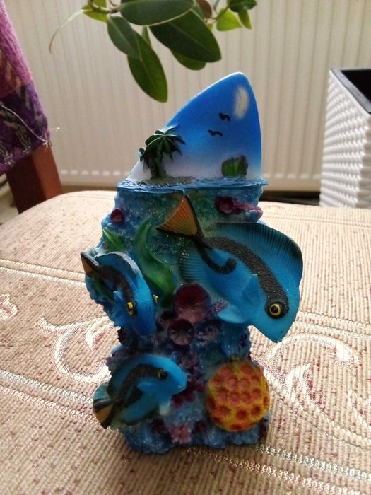 Figurka rybek niebieski