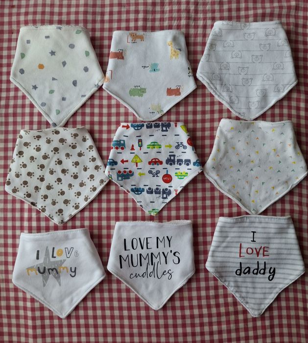 Арафатки слюнявчики нагрудники треугольнички косыночки