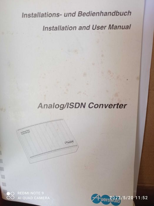 Аналоговый ISDN Converter ISDN модем FritzBox!  та плата ISDN модему F