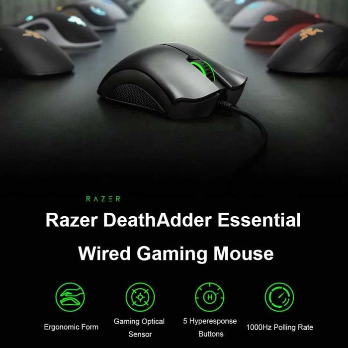Мышь для ПК компютера - RAZER , мишка ігрова Death Adder, Разер рейзер