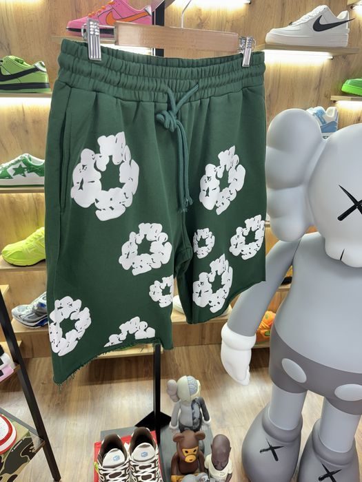 Шорти Denim Tears Green / White Logo