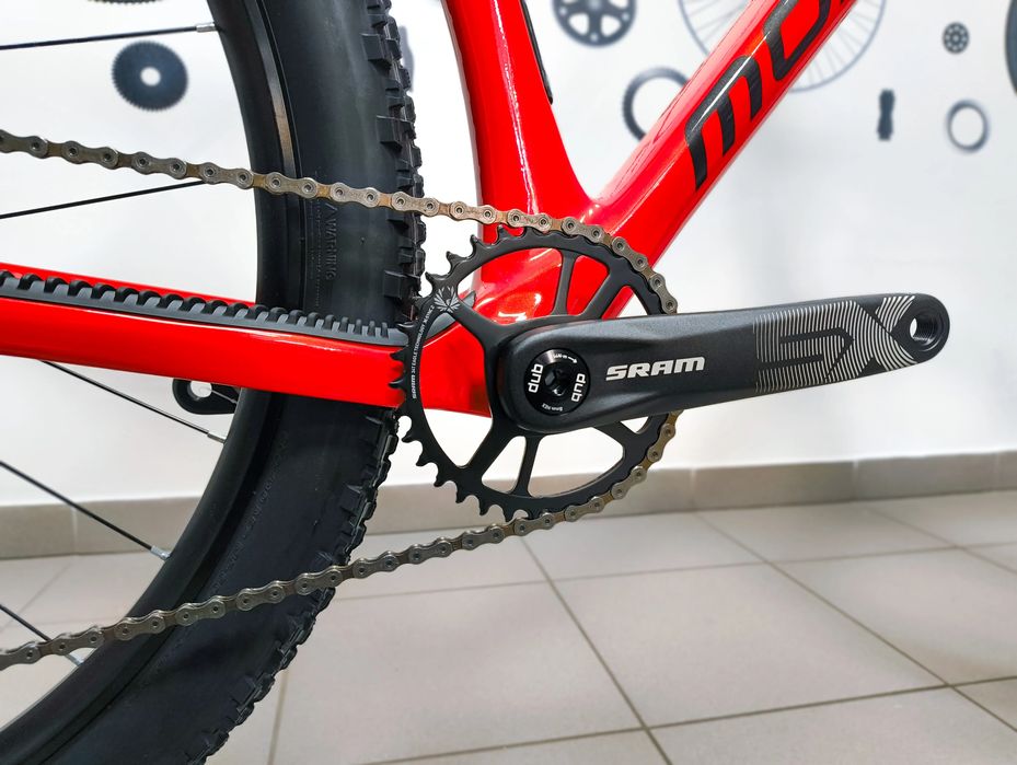 Rower Mondraker Chrono Carbon DC flame red/grey/silver 2025