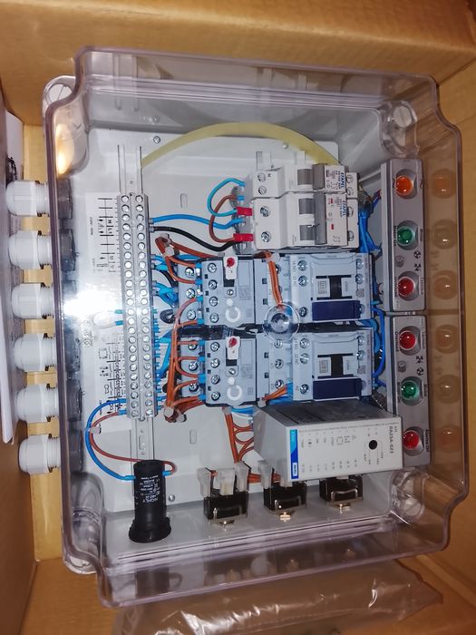 Quadro de alternancia com alarme