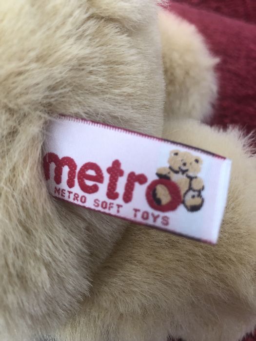 Dwa misie pluszaki dla dziecka Teddy Bear Metro England maskotka nowe