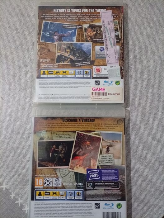 Uncharted 2 e 3 PS3
