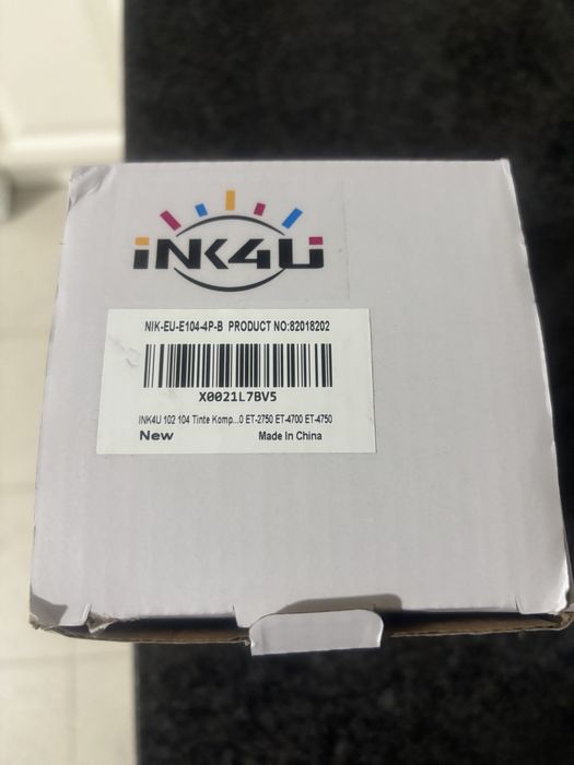 Conjunto tintas para Epson eco tank