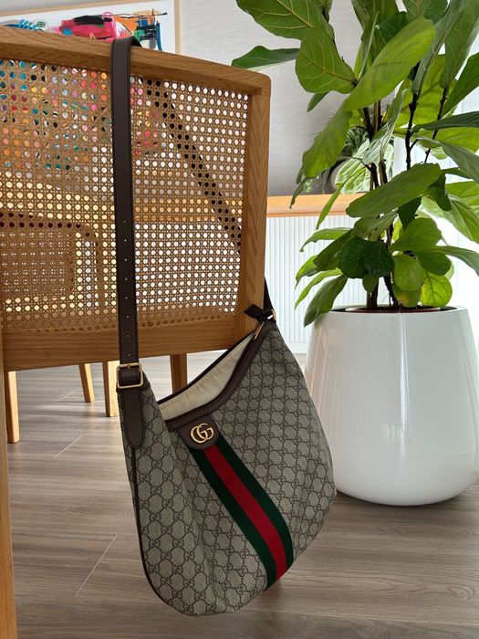 Mala Gucci Ophidia GG Supreme Canvas/Pele (ver fotos e texto)