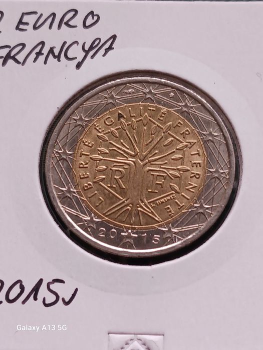 2 Euro Francja 2015 r.