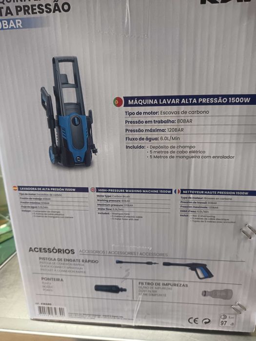 Máquina de Lavar Alta Pressão com dois anos de garantia