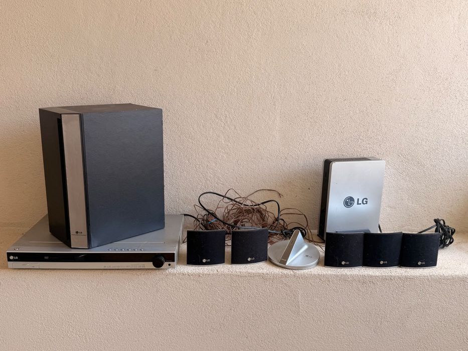 DVD e sistema de som LG