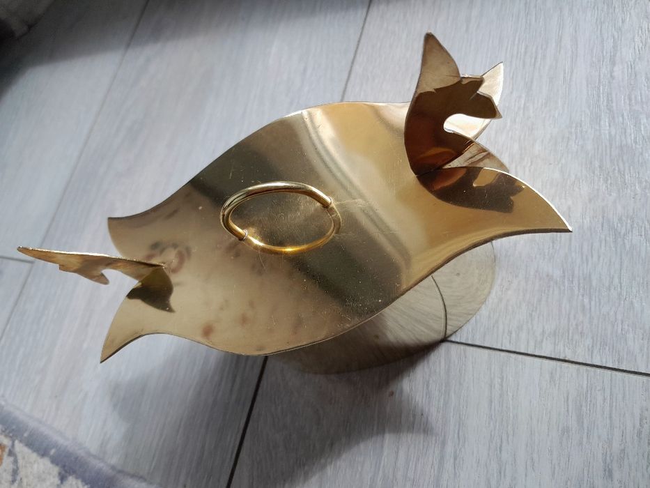 Szkatulka miedziana norweska puszka