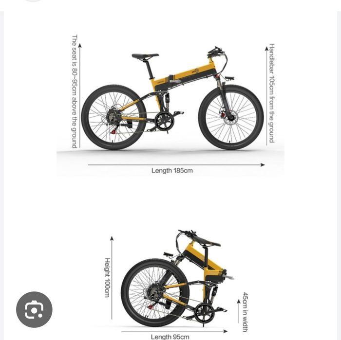 Bicicleta Elétrica Dobrável Bezior X500 Pro