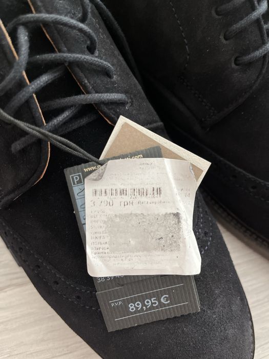 Чоловічі туфлі,замшеві,чорні