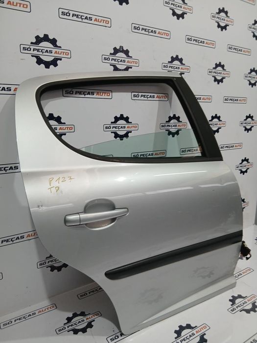PORTA TRASEIRA DIREITA CINZA PEUGEOT 207 1.6HDI  ANO: 2008
