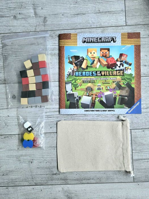 Gra planszowa Minecraft dla dzieci: Uratuj wioskę Ravensburger