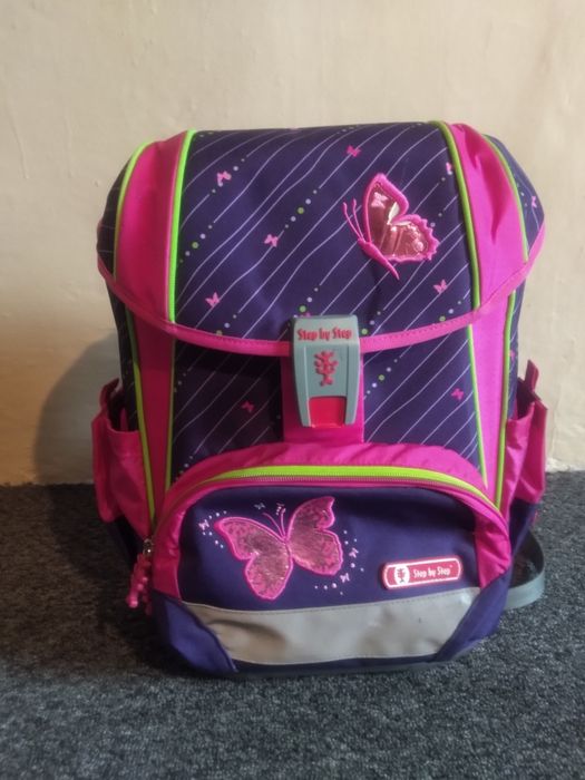 Tornister szkolny LIGHT 2 Step by Step Shiny Butterfly, AGR