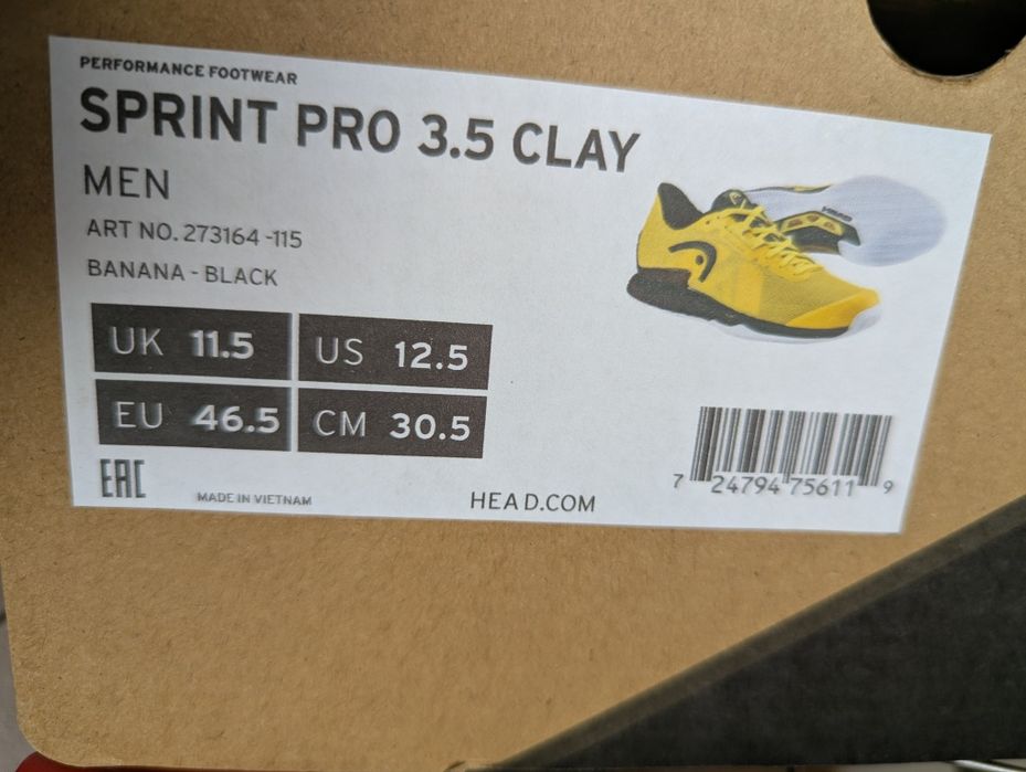 Head sprint pro clay 46.5