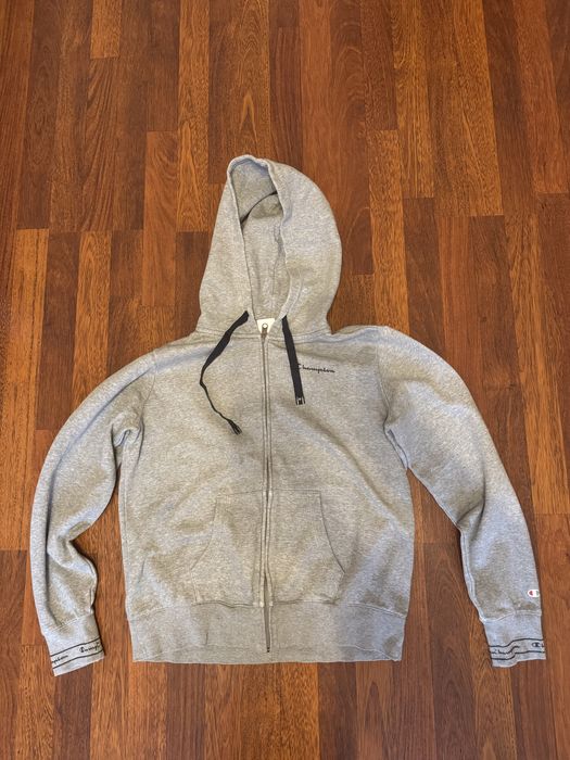 Кофта зіпка Champion сіра