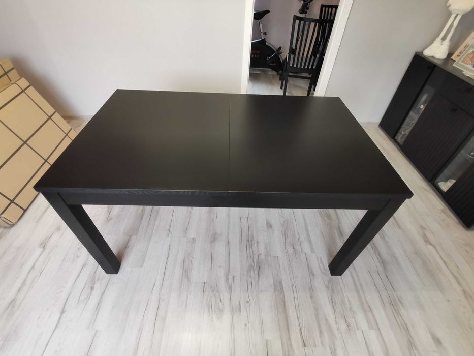 Stół rozkładany IKEA Bjursta wenge 140x84
