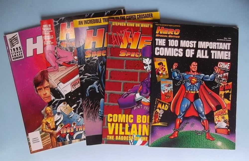 "HERO" , 4 revistas especiais com os posters. Ver fotos.