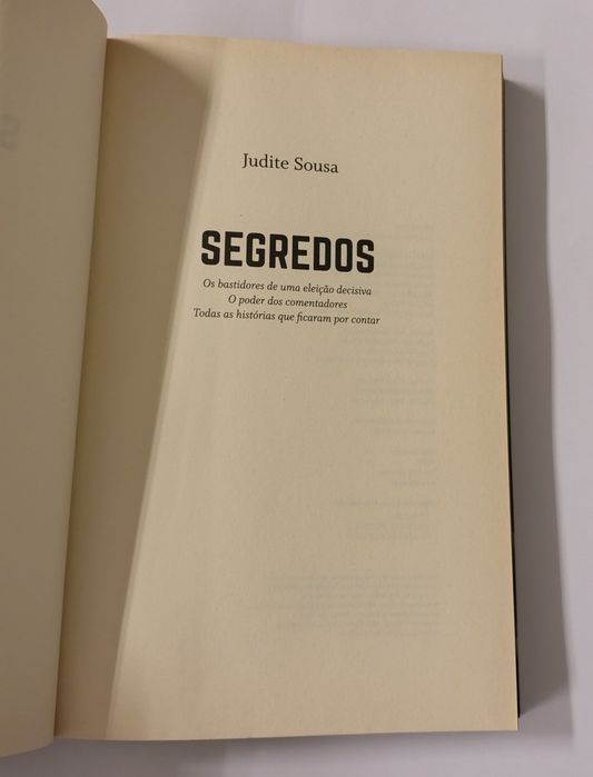 Segredos, de Judite de Sousa