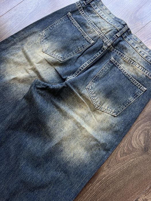 Широкі Джинси Super Baggy Потерті Washed Штани Джинсові Baggy Y2K SK8