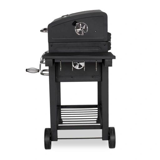 duży grill węglowy. pokrywa z termometrem gw0106