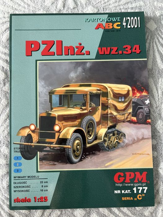 Model kartonowy | PZInż. wz.34