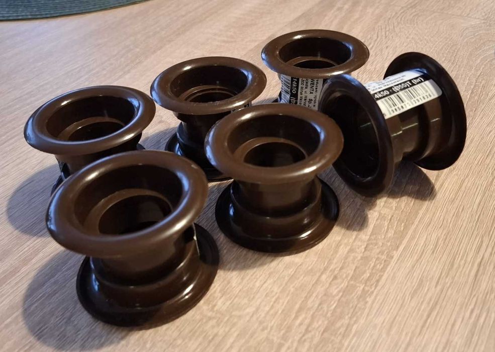 Tuleje wentylacyjne do drzwi wew. Ø55mm brąz-wenge