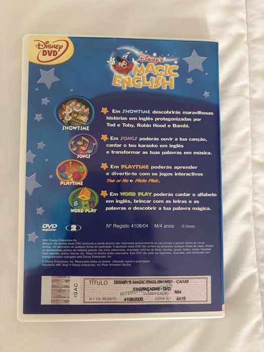 DVD educativo Disney Magic English – Funny Faces (aprender inglês)