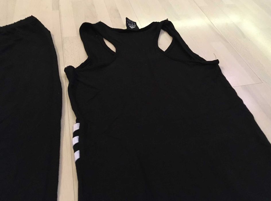 Dres Damski Adidas Sport Komplet Spodenki Koszulka Rozmiar S