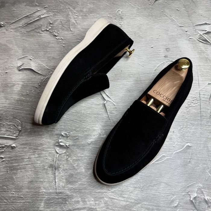 Мужские лоферы 40-45 замша