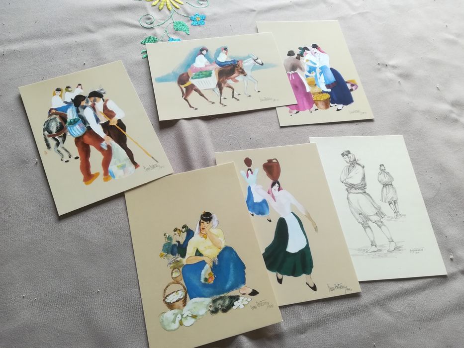 Postais ilustrados antigos