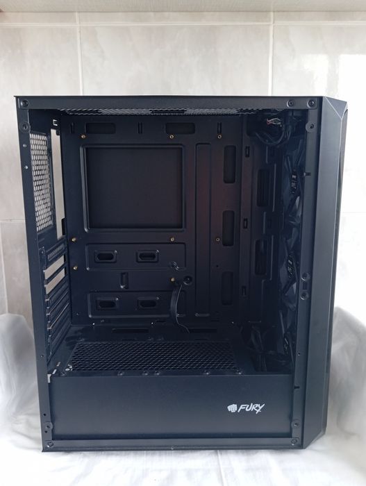 Корпус Fury SHOBO SH4F Black (3xARGB фентилятори, Mesh, Скло) Гарантія!